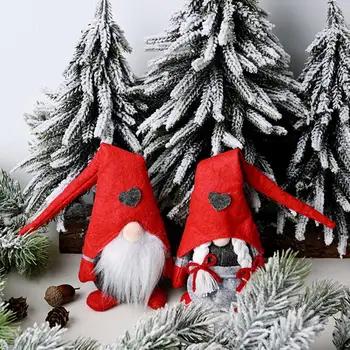 Kalėdų Beveidis Gnome Santa Lėlės Kalėdų Medžio Kabo Ornamentu Dekoracija Namuose Pakabukas Dovanos Lašas Papuošalai Šalies Prekių