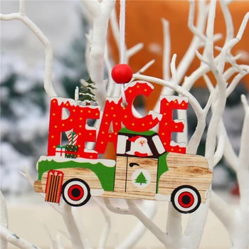 Kalėdų Dekoracijos/Medines Pakabas/Color Senų Automobilių Modelį Pakabukas/ChristmasTree Papuošalai/Dekoracijos/Vaikų Dovanų