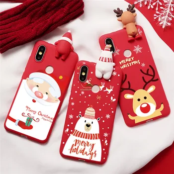 Kalėdų Dovana Padengti Xiaomi Redmi 8 Pastaba 8T 9 9S 5 6 7 Pro 7S Max S2 8A Mi A1 A2 A3 8 9 SE 10 Lite CC9 CC9e Animacinių filmų TPU Atveju