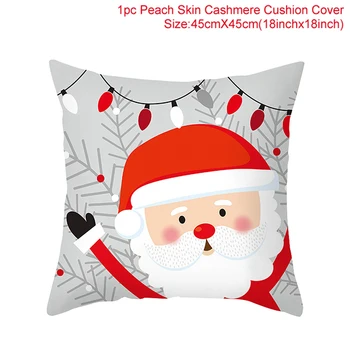 Kalėdų pagalvėlė padengti 45*45 Užvalkalas sofos pagalvėlių Pagalvių užvalkalai Medvilnės pagalvių užvalkalus Namų Dekoro Kalėdų Dekoro namai