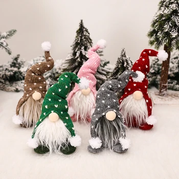 Kalėdų Papuošalai Eglutė Kalėdų Gnome Elf Lėlės Kalėdų Dekoracijas namams Kalėdų Dovana Navidad Noe Naujųjų Metų 2021