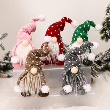 Kalėdų Papuošalai Eglutė Kalėdų Gnome Elf Lėlės Kalėdų Dekoracijas namams Kalėdų Dovana Navidad Noe Naujųjų Metų 2021