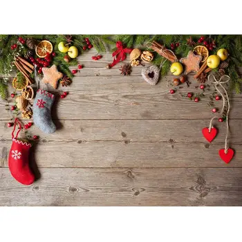 Kalėdų Pušies Kankorėžių Medžio Lenta fotostudijos Fonai Vinilo Fotografijos Backdrops Kūdikių, Vaikų Maisto Pyragas Nuotraukų fotografavimas