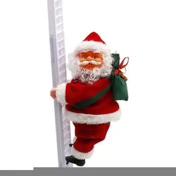 Kalėdų Santa Claus Elektros Lipti Laiptais Kabo Dekoro Medžio Ornamentais Juokinga Naujųjų Metų Šaliai Vaikams Dovanų Šalis Dekoro 2021