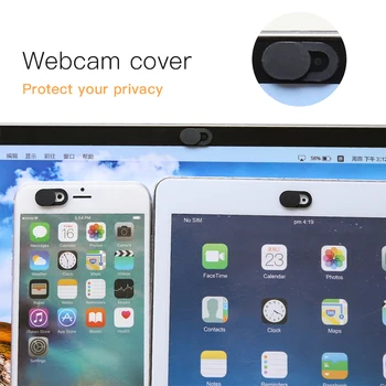 Kameros Dangtelį Universalus Telefono, Fotoaparato Dangtelio Užrakto Magnetas Slankiklį Plastiko, iPhone, iPad Nešiojamas KOMPIUTERIS Tablet lęšiai Privatumo Lipdukas