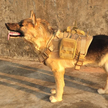 Karinis Taktinis Šuns Pakinktai k9 Vest Priekiniai Įrašą Teisėsaugos K9 Darbo Šunį Vest Reguliuojamas Mokymo Medžioklės Molle Šunį Vest