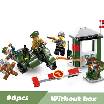 Karinis Tankas Blokai Žaislai Miesto WW2 Tankas Kareivis Ginklas Armijos Buidling Rinkiniai Plytų Žaislai Vaikams Dovanos