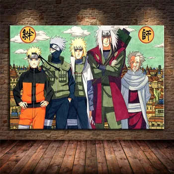 Karšto Anime Naruto Plakatai Namų Puošybai Plakatas Aukštos Kokybės Drobė, Tapyba Aukštos Kokybės Sienos Menas Namų Dekoro Be Rėmelio