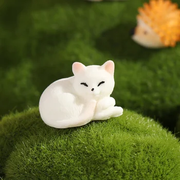 Karšto Miniatiūriniai Gyvūnai Dervos Amatų Micro Kraštovaizdžio Namų Puošybai Mini Animacinių Filmų Šunys Bonsai Ornamentu Šuniukų Figūrėlės Pasakų Garde
