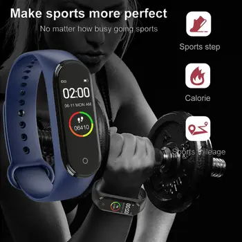 Karšto Naujas Vyrų Smart Sporto Kraujo Spaudimas, Širdies Ritmo Monitorius Su Laikrodžių Vyrams Ir Moterims Ekranas Multi-Funkcija Vandeniui Apyrankė