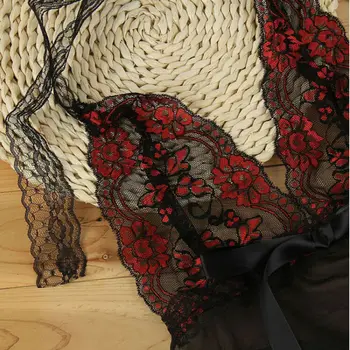 Karšto Pardavimo Aukštos Kokybės Mados seksualus apynasrio Moterų Nėrinių Lingerie G-string naktiniai drabužiai Atsitiktinis Minkštas Sleepwear BabyDoll Suknelė Plius Dydis