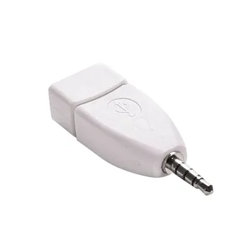 Karšto Pardavimo Konverteris Adapteris USB 2.0 Moterų 3,5 mm Male AUX Audio Patvarus Automobilis Kištuko Lizdas
