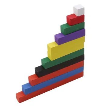 Karšto Pardavimo Montessori Medžiagas Medinių Matematikos Žaislai, 1-10cm Skaičius Lazdos Spalvinga Didėjimo Tikėtis Stick Ikimokyklinio Ugdymo Kalėdų