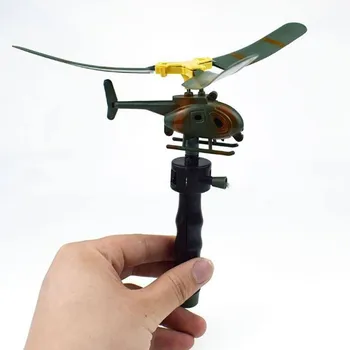 Karšto Pardavimo Vaikų Aviacijos Modelis Helicopter Žaislai Rankena Traukti Sraigtasparnis Lėktuvas Lauko Žaislus Vaikams Žaisti Drone Žaislai, Dovanos