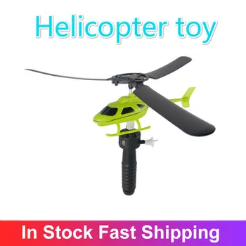 Karšto Pardavimo Vaikų Aviacijos Modelis Helicopter Žaislai Rankena Traukti Sraigtasparnis Lėktuvas Lauko Žaislus Vaikams Žaisti Drone Žaislai, Dovanos