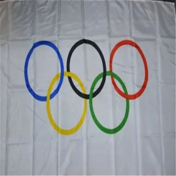 Karšto Parduoti Vėliavos 90cm x 150cm Tarptautinių Olimpinių žaidynių Vėliava 3x5 Įmokų Reklama Sporto Reklama