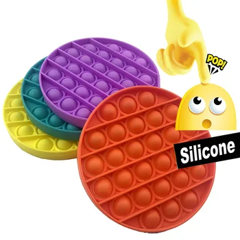 Karšto Pop Jį Stumti Burbulas Jutimo Fidget Žaislai Suaugusių Įtempių Išskleidimo Stalo Anti-stresas Pasirodo Minkštas Išspausti Žaislai Dovana