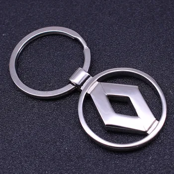KARŠTO Raktų Žiedas 3D Metalo Automobilio Pultelio Raktų pakabukas Logotipą, automobilių optikos už 