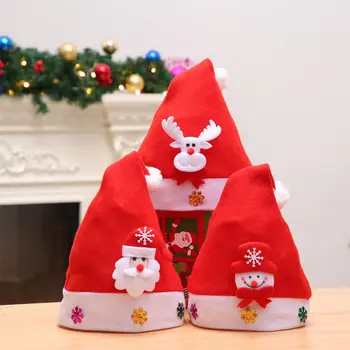 Karšto Vaikams Suaugusiųjų LED Kalėdų Skrybėlę Kūdikis Berniukas Mergaičių Kalėdų Senelio Elnių, Sniego, Kalėdų Dovanos Bžūp Kalėdų Eglutė Kepuraitė Šviesą Skrybėlę