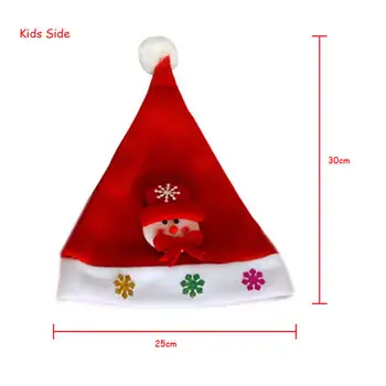 Karšto Vaikams Suaugusiųjų LED Kalėdų Skrybėlę Kūdikis Berniukas Mergaičių Kalėdų Senelio Elnių, Sniego, Kalėdų Dovanos Bžūp Kalėdų Eglutė Kepuraitė Šviesą Skrybėlę