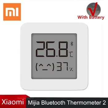 Karšto Xiaomi Mijia Bluetooth Termometras, 2 Belaidžiai Protingas Elektros Skaitmeninis Termometras su Drėgmėmačiu Drėgmės Jutiklis Darbo Mi Home APP