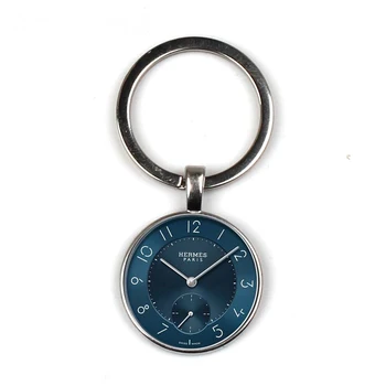 Kaustytomis geležies laikrodis key chain sieninis laikrodis, raktų žiedas žiūrėti dovana retro laiko privačių užsakymą draugo dovaną
