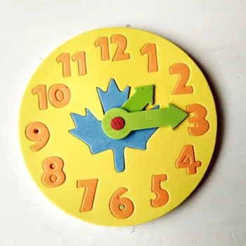 Kawaii Putų Laikrodis Ankstyvojo Ugdymo Įdomus Dėlionės Žaidimas Vaikams 3-6 metų oldClock Mokymosi Žaislai 13*13cm