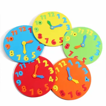 Kawaii Putų Laikrodis Ankstyvojo Ugdymo Įdomus Dėlionės Žaidimas Vaikams 3-6 metų oldClock Mokymosi Žaislai 13*13cm