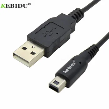 KEBIDU 1M Micro USB Duomenų Sinchronizavimo Įkroviklio Kabelį, Laidą Linija Švino vielos Nintendo Gameboy 3DS XL LL Charing USB kabelis 1,2 M Karšto Pardavimo