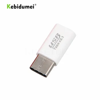 Kebidumei 5vnt C Tipo Male Micro USB, mini USB 3.1 5 Pin Female Duomenų Perdavimo Galva Adapteris Įkrovimo Duomenų Sinchronizavimo Perdavimas
