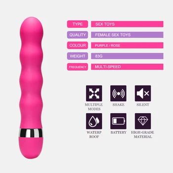 Kelių greičių G Spot Erotinių Prekių, Produktų, Makšties Vibratorius Klitorio Butt Plug Analinio Sekso Žaislus Moteris Suaugusiųjų Moterų Dildo