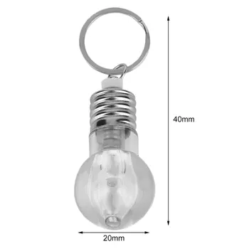 Key Chain LED Žibintuvėlis Šviesos spalvinga Mini Lemputė Lempos Klavišą Grandinės Žiedas 