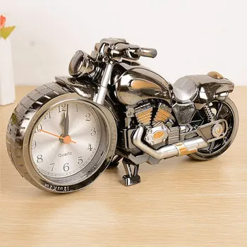 Kietas Motociklai Motociklas Kvarcinis Laikrodis-Žadintuvas Kūrybos Stalas Stalo Laikrodis Namų Gimtadienio Dovana Laikrodis Lašas Laivybos