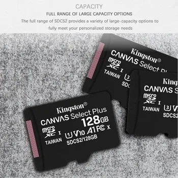Kingston 128 gb Atminties Kortelė 32GB 64GB 16GB Micro sd kortelė Class10 UHS-1 