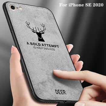 Klasikinis Audinys Atveju iPhone, SE 2020 Atveju Gyvūnų Matinis Sunku VNT Galinį Dangtelį iphone Pro 11 7 6s 6 8 Plus Xs Xr Xs max SE 2
