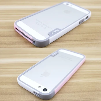KOLPLER telefono bamperis ant iPhone 5s atveju Minkštos TPU Odos Apsauga Silikono antidetonaciniai apima atveju iPhone 5s se 5 shell krepšys