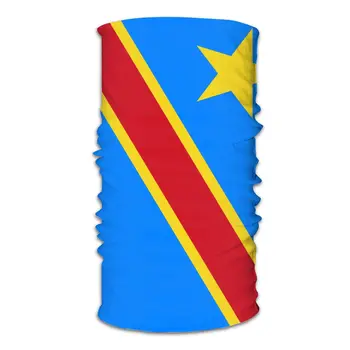 Kongo Respublika Šalikas Ant Kaklo, Veido Kaukė Unisex Mados Vamzdis Šalikas Vamzdinės Bandana Apsauginis Lankelis Dviračių Žygiai