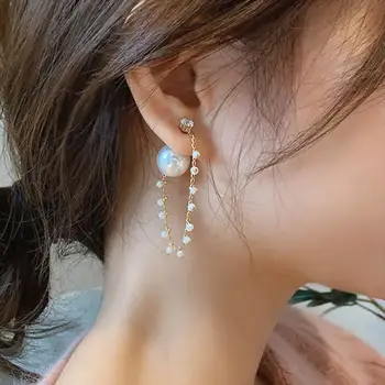 Korėjos Imituojamas Pearl Grandinės Auskarai Moterims 2020 Naujas Mados Juvelyrikos Subtilus Earings Bijoux Didmeninės