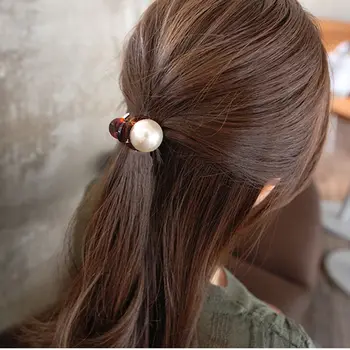 Korėjos Saldus Mini Turas Perlas plaukų segtukai Moterų, Mergaičių Plaukų Letena Barrettes Plaukų Krabų Įrašus Optikos skiedžiama Priemonė Plaukų Aksesuarai