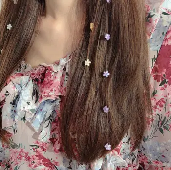 Korėjos Versija Supaprastinti Staigius Moterų Fėja Gėlių Pusėje Įrašą Nematomas Plaukų Letena Moteris Saldus Plaukų Aksesuarai