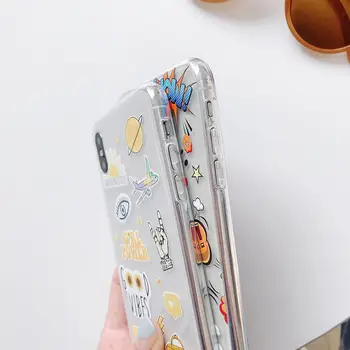 Kowkaka Menas Abstraktus Veido Telefono dėklas Skirtas iPhone 12 Mini Pro 11 Max SE 2020 X XR XS 7 8 6 6s Plius Aišku, Animacinių filmų Laišką Soft Shell