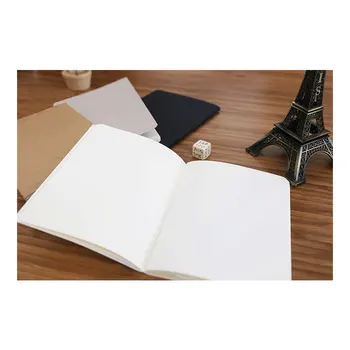 Kraft Popierius Sketchbook hardcover A6 dydis Kišenėje knygos 44 lapų, 120 GSM tuščią popieriaus planuotojas Sąsiuvinis mokyklinės prekės, raštinės reikmenys