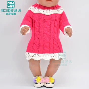 Kūdikių drabužiai mados atsitiktinis judesio striukė 43 cm, žaislas naujas gimęs lėlės priedai ir 45 cm Amerikos lėlės