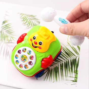 Kūdikių Telefono Žaislas Vaikų Žvalgybos Įdomus Muzikos Telefonas, Žaislas Vaikams Montessori Klasikinis Žaislas, Kalėdos Dovanas