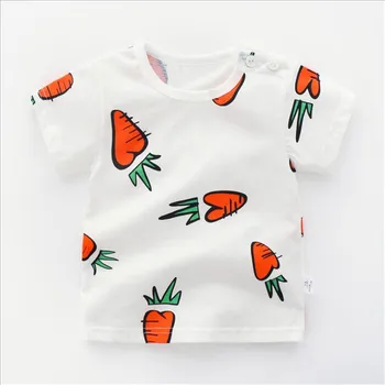 Kūdikių Trišakiai Viršūnes Juostele Animalss T marškinėliai, Vaikiški marškinėliai Berniukams Medvilnės Drabužius Vaikams, Naujas Dizainas Vaikus Mergina Viršų
