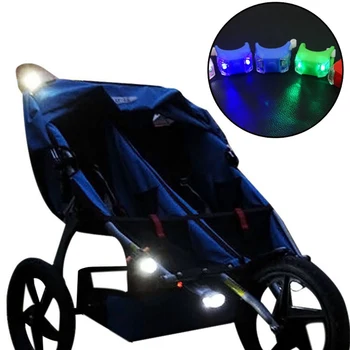 Kūdikių vežimėliais Saugus Priežiūros Naktį Priminti Lempos Saugumo Varlė Kūdikio Vežimėlis Šviesiai Vandeniui LED Flash Atsargiai Lempos