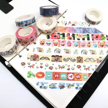 Kūrybos Gėlių, Gyvūnų Japonijos Kvapų Washi Tape Dekoratyvinis Lipni Juostelė Dekoratyvinė 