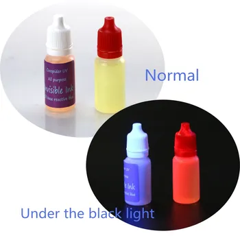 Lako pagrindu Skaidrų UV Reaktyvus Lempos, Dažų, nematomas Po vasaros, bet švyti UV šviesoje rašalo