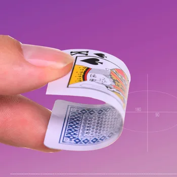 Lauko Kelionių Nešiojamų Mažas Žaisti Kortelės Skaidri Kieto Plastiko Pakuotėje Pakuotės Popieriaus Mini Stalo Žaidimas Pokerio
