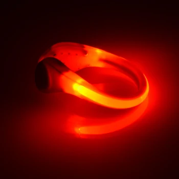 Lauko Veikia ShoeLight Šviesos LED Įrašą Įspėjamasis Žibintas Naktį Vaikščioti Važiavimo Dviračiu Lauko Sporto Įspėjamoji Lemputė Saugos Šviesos